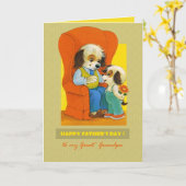 Für einen Großvater am Vatertag Karte (Gelbe Blume)