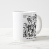 Für einen Segler. Rund um den Weltsegler - Funny Jumbo-Tasse (Vorderseite Rechts)