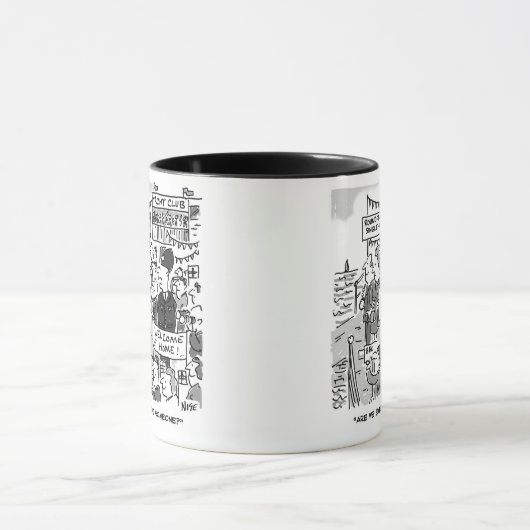 Für einen Segler. Rund um den Weltsegler - Funny Tasse (Zentrum)