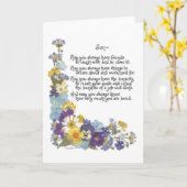 Für einen Sohn... Karte (Gelbe Blume)