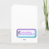 Für einen speziellen Lehrer Japanischer Kirschblos Dankeskarte (Rückseite)