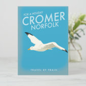 Für einen Urlaub Cromer Norfolk Bahn Poster. (Stehend Vorderseite)