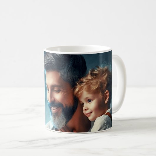 Für einen Vater, der eine Tasse für Zauberkaffee m (VorderseiteRechts)