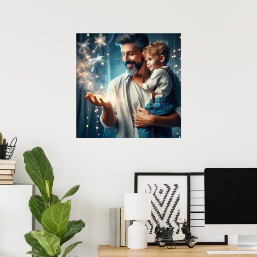 Für einen Vater, der Zauber machen kann (2) Poster (Heimbüro)