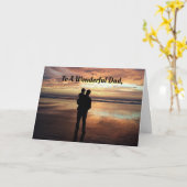 Für einen wunderschönen Vater Karte (Gelbe Blume)