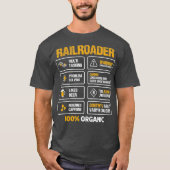 Für einen Zug und einen Eisenbahnlüfter Phantastis T-Shirt (Vorderseite)