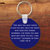 "Für einmal haben Sie probiert Flug .. Schlüsselanhänger (Vorderseite)