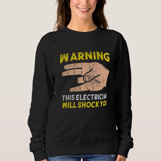 Für Elektroinstallateure Kabel Ampere Electrical Sweatshirt (Vorderseite)
