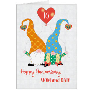 Für Eltern mit individuellem Jahr Jubiläum mit Nom