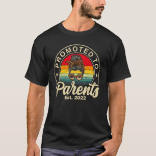 Für Eltern nach Ostern 2022 Leopard Frauen erster T-Shirt
