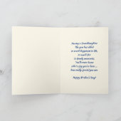 Für Enkelin am Muttertag. Niedlich Kitten Karte (Innenseite)