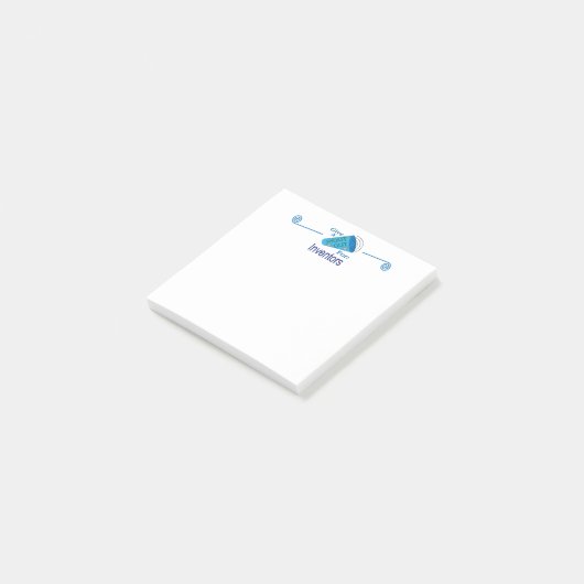 Für Erfinder ausrufen Post-it Klebezettel (angewinkelt)