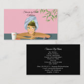 Für Estheticians oder allen bezog sich Visitenkarte (Vorne/Hinten)