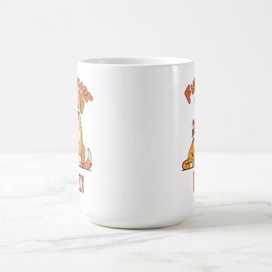 Fur‑ever Family – Funny Cat and Dog Lover Kaffeetasse (Mittel)