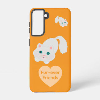 Fur-ever Friends Cats Kids Orange Galaxy Case Samsung Galaxy Hülle