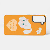 Fur-ever Friends Cats Kids Orange Galaxy Case Samsung Galaxy Hülle (Rückseite (Horizontal))