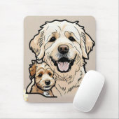 "Fur ever Friends" Mousepad (Mit Mouse)