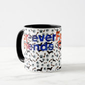 Fur-Ever Friends Tasse (Vorderseite Links)