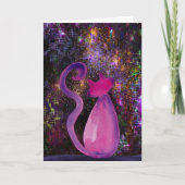 Fur-Ever in Our Hearts Cat Sympathy Card Karte (Vorderseite)