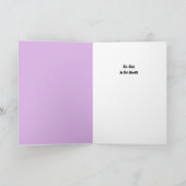 Fur-Ever in Our Hearts Cat Sympathy Card Karte (Innenseite)