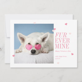 Fur ever Mine Pet Valentines Herzkarte Einladung