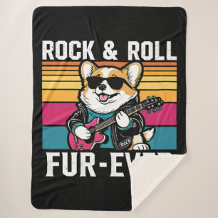 Fur-Ever Rock & Roll With A Rockin Corgi Sherpadecke