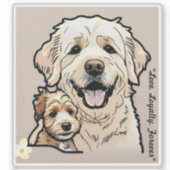 "Fur Ever Zuhause" Aufkleber (Vorderseite)