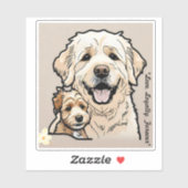 "Fur Ever Zuhause" Aufkleber (Blatt)