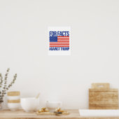 Für Fakten gegen Trump - - Pro-Science - Poster (Küche)