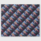 Für Fans Präsidenten-Donald Trump Geschenkpapier (Flach)