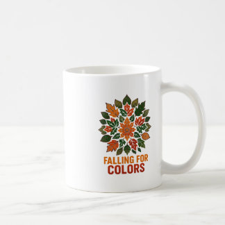 Für Farben Fallen Herbstlaub Laub Thanksgiving Kaffeetasse