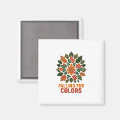 Für Farben fallen Herbstlaub Laub Thanksgiving Magnet (Vorderseite/Rückseite)
