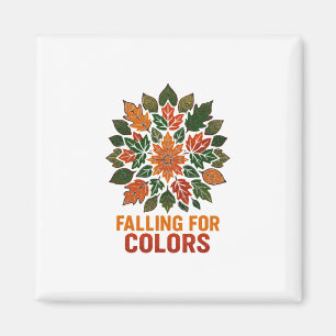 Für Farben fallen Herbstlaub Laub Thanksgiving Magnet