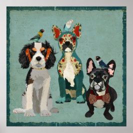 FUR & FEATHERS Art Poster