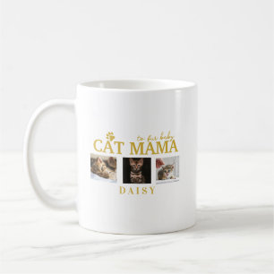 für Fellbaby-Katzenmama individuell gestaltete Fot Kaffeetasse