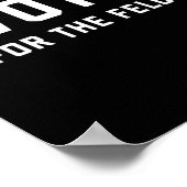 Für Felon Pro Trump 2024 gestimmt Poster (Ecke)