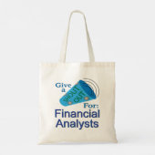Für Finanzanalysten ausrufen Tragetasche (Rückseite)