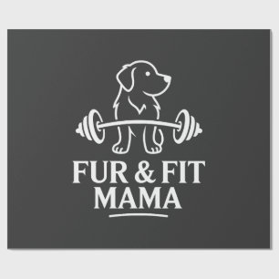 Fur & Fit Mama Hund Geschenkpapier