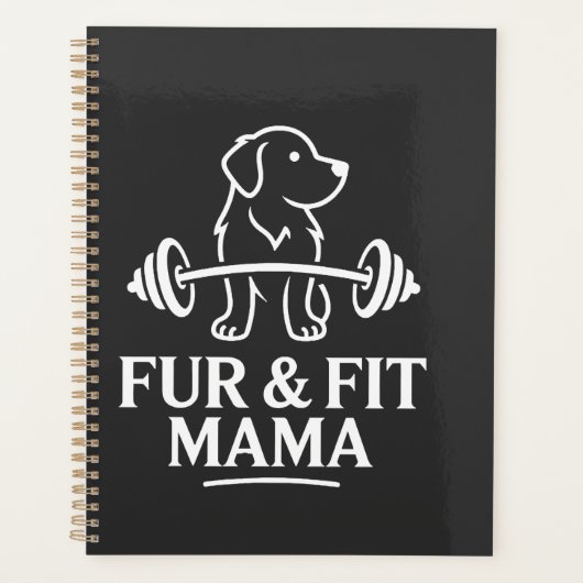 Fur & Fit Mama Hund Planer (Vorderseite)