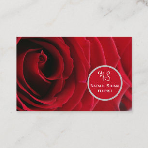 für Floristin Visitenkarte