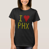 Für Flughafen-Code-Fans Digital Sign T-Shirt (Vorderseite)
