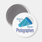 Für Fotografen ausrufen Magnet (Vorderseite/Rückseite)