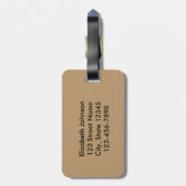 Für Fox-Grund-Entwurf Gepäckanhänger (Rückseite vertikal)