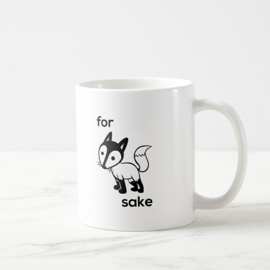 Für Fox-Grund-Kaffee-Tasse Tasse (Rechts)