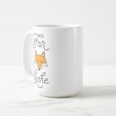 Für Fox-Grund Kaffeetasse (Vorderseite Links)