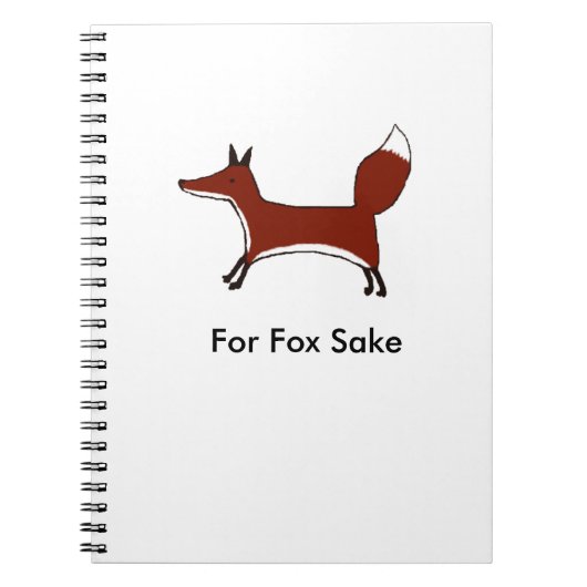 Für Fox-Grund-Notizbuch Notizblock (Vorderseite)
