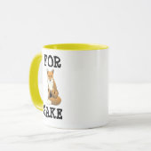 Für Fox-Grund-Tasse Tasse (Vorderseite Links)