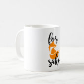 Für Fox-Grund - Weiß 11 Unze-Klassiker-Tasse Kaffeetasse (Vorderseite Links)