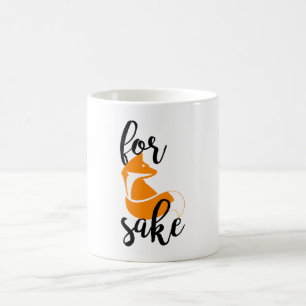 Für Fox-Grund - Weiß 11 Unze-Klassiker-Tasse Kaffeetasse