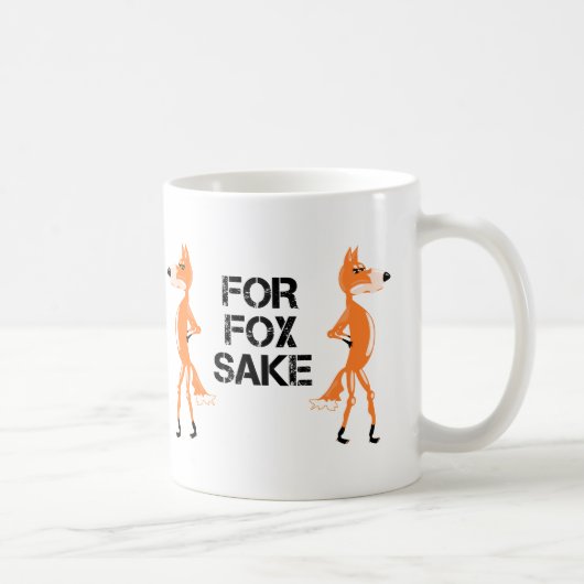Für Fox Sake Argumentation Foxes Kaffeetasse (Rechts)